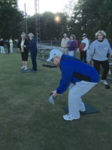 Lawn Bowling Action